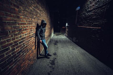 Dark Alley stock image. Image of backgrounds, estate - 19660783