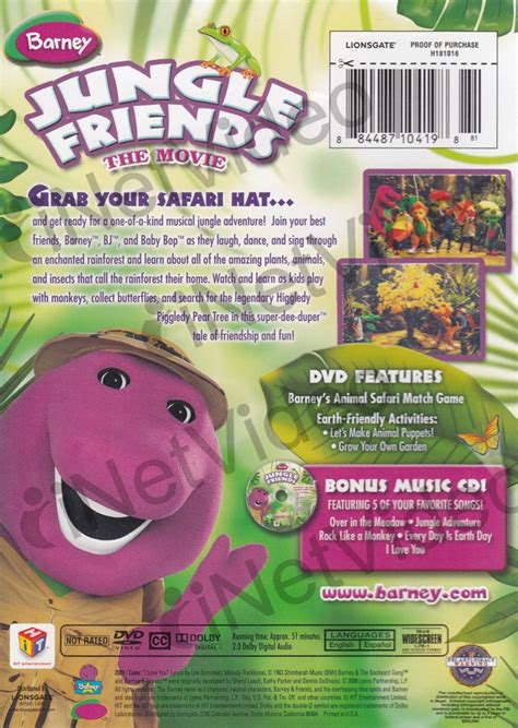 Barney - Jungle Friends (Dvd + Music Cd Set)