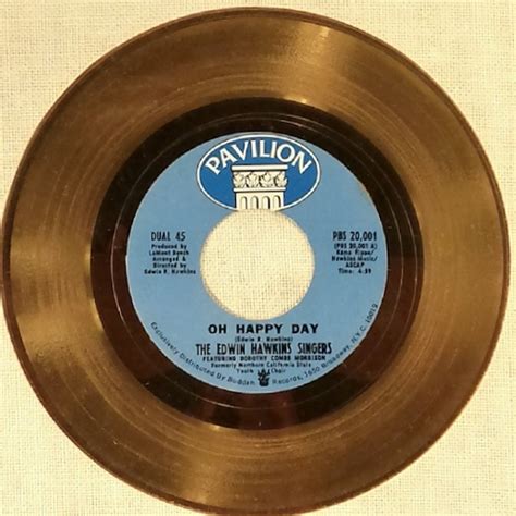 Edwin Hawkins Singers -“Oh Happy Day” – 1969 #4 Single – RIAA White Matte – Gold Record Award