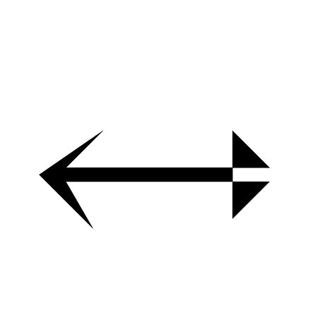 Arrow Double Horizontal Vector SVG Icon - SVG Repo