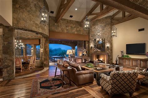 Southwestern Ranch - Traditional - Living Room - phoenix - by Calvis ...