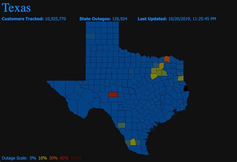 Txu Power Outage Map Dallas - Map