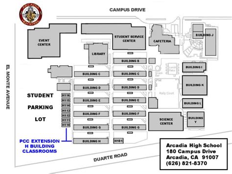 Arcadia High School Campus Map - Zip Code Map