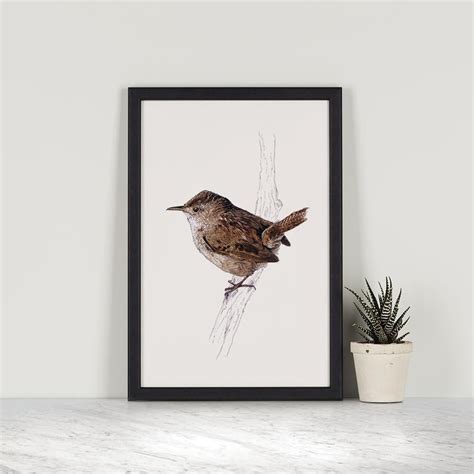 Wren A4 Print | The Red Door Gallery