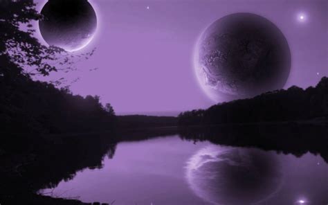 Purple Moon Wallpapers - Top Free Purple Moon Backgrounds - WallpaperAccess