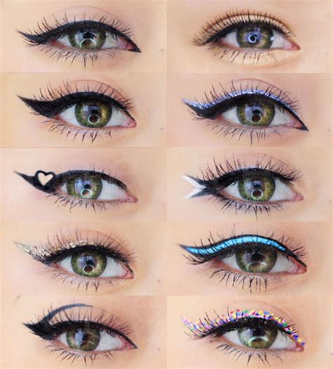 I show you how to create 12 different eyeliner styles! From everyday simple eyeliner to dramatic ...