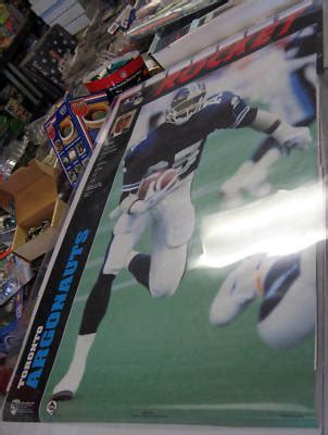 VINTAGE ROCKET ISMAIL CFL POSTER TORONTO ARGONAUTS | #331921203