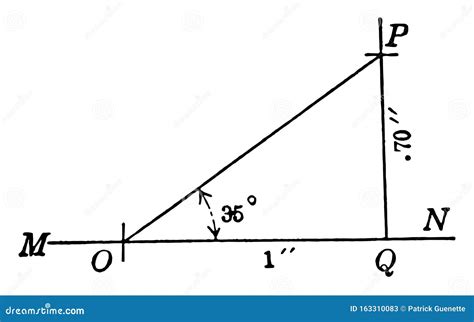 Triangle Set Up For 30 Degrees, Angle Will Have The Shortest Length ...