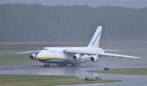 An Antonov An-124 Ruslan, one of the largest cargo aircraft in the world, arriving at PDX this ...