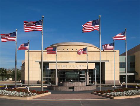 George Bush Presidential Library - College Station Texas Photograph by Connie Fox