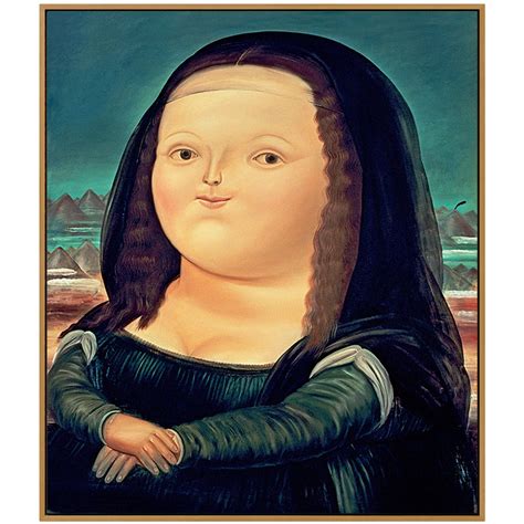 Fernando Botero Mona Lisa Photo Download JPG | Etsy