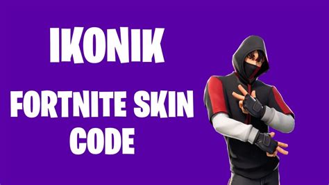 Fortnite Ikonik Skin Codes