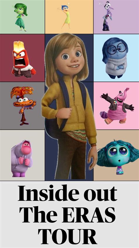 Inside Out The Eras Tour! #insideout #fear #disgust #joy #bingbong #embarrassment #anger #envy # ...