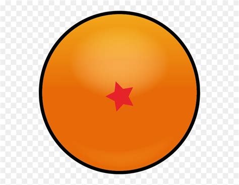 Dragon Ball Z Clipart One Star - Transparent 1 Star Dragonball - Png ...