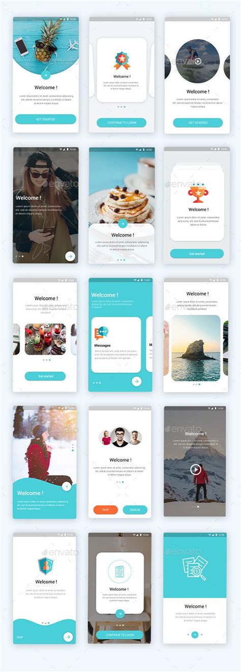 Material design ui kit walkthroughs preview – Artofit