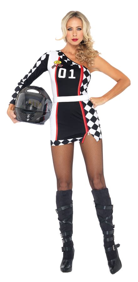 Women's Race Car Driver Costume - CostumePub.com