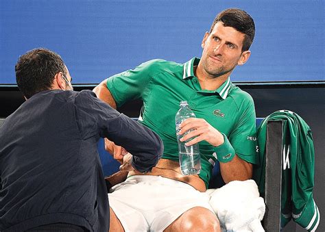 Novak Djokovic says he tore muscle on fall | Fulton Sun