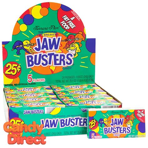 Jaw Busters Jawbreakers Candy - 24ct Boxes – CandyDirect.com