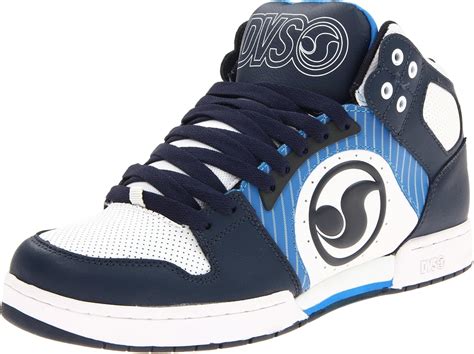 Amazon.com: DVS Men's Aces High Skate Shoe,Blue/White Leather,14 D US: Shoes