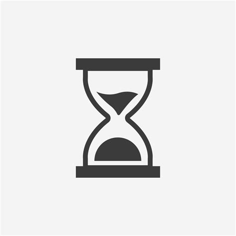 hourglass icon vector. time, glass, timer, sand, clock symbol sign 14907815 Vector Art at Vecteezy