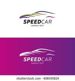 Speed Car Logo Design Template Bright Stock Vector (Royalty Free) 408545824 | Shutterstock