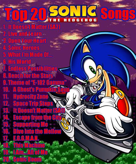 Top 20 Sonic Songs | Here are my 20 most radical Sonic game … | Flickr