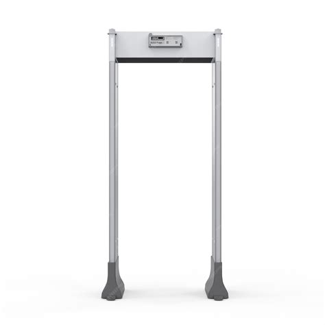 Premium Photo | Security gate or metal detector on white background