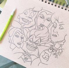 Top more than 78 disney villain sketches - seven.edu.vn