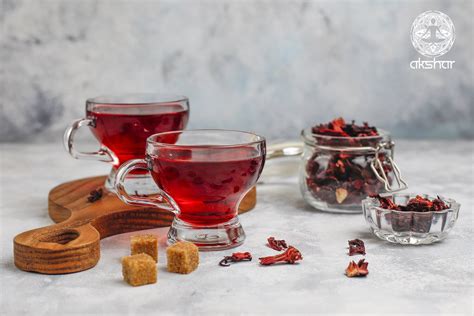 Akshar Red Hibiscus Tea for Weight Loss | Eucalyptus, Moringa Leaves ...