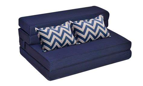 Queen Size 4" Folding Foam Mattress Sofa Bed | Groupon