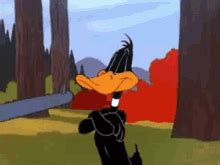 Daffy Duck Talking Gif