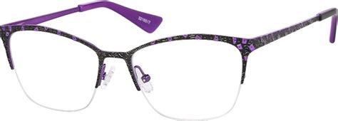 Purple Cat-Eye Glasses #3216517 Hinged Frame, Metal Frame, Eye ...