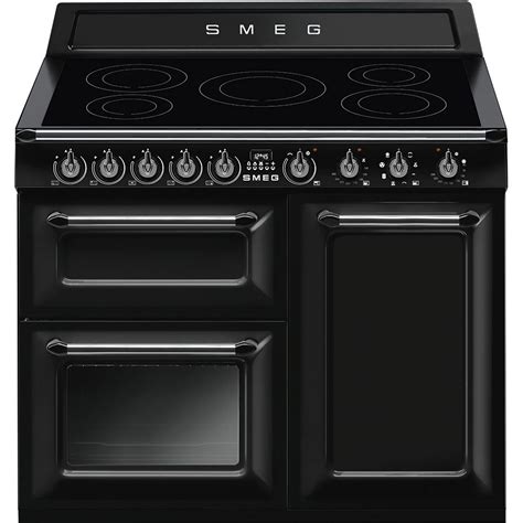 Smeg TR103IBL 100cm Victoria Induction Range Cooker - BLACK - Appliance City