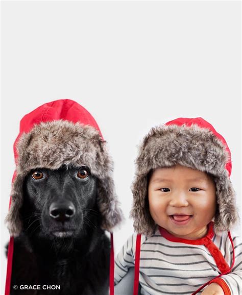 Dog and Baby Dress Up in Matching Outfits | POPSUGAR Family Photo 3