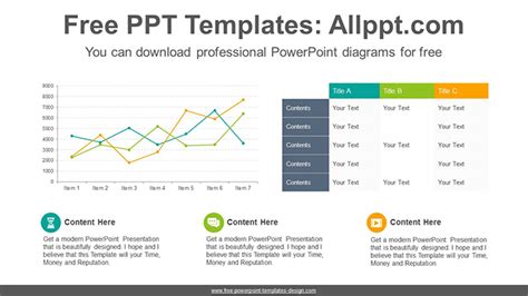 Table line charts PowerPoint Diagram Template - Powerpoint and google ...