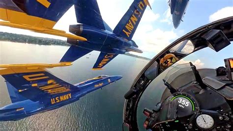 Unreal Cockpit View Of The US Navy Blue Angels Team - TVovermind