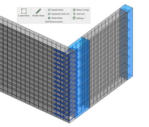 Wall reinforcement in Revit | BIM software for placing rebar in concrete wall panels – solid ...