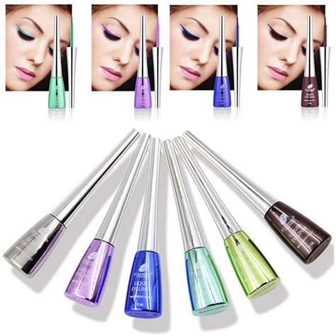 Liquid Eyeliner Color Makeup Metallic Shiny Eyes Eyeshadow Waterproof ...