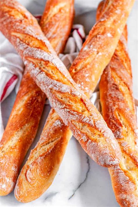 Classic Crusty French Baguettes - Aberdeen's Kitchen