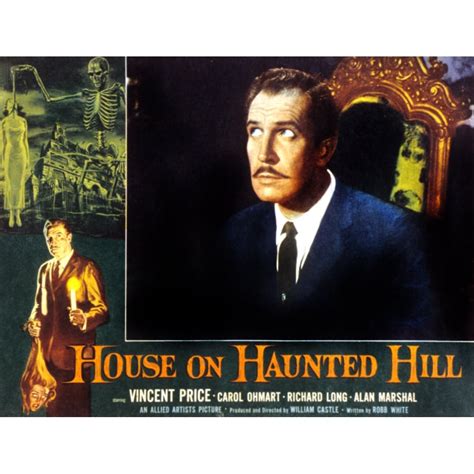 House On Haunted Hill Vincent Price 1959 Movie Poster Masterprint (14 x 11) - Walmart.com ...