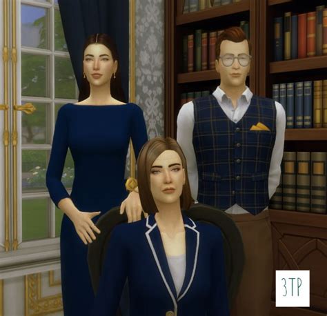 Aristocratic Family Pose