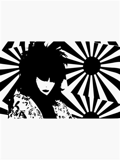 "Siouxsie And The Banshees Artwork" Sticker for Sale by Prettyinonyx | Redbubble