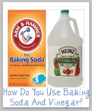 Baking Soda Vinegar Uses Around The Home For Cleaning, Laundry, And Stains