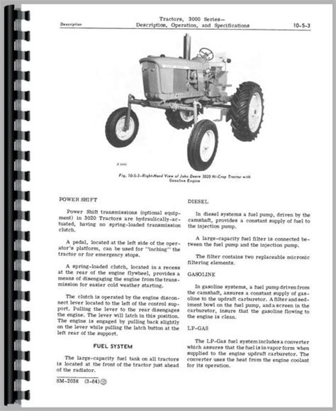 John Deere 3020 Tractor Service Manual