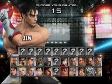 Tekken 5 PS2 Character Select - YouTube