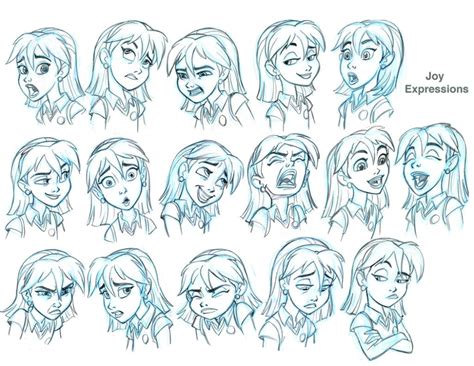 Joy Expressions model sheet for SB by tombancroft on DeviantArt ...