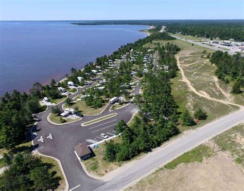 Manistique Lakeshore Campground | Campground Views