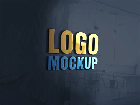 Best Free All Premium 3D Logo Mockup PSD - Free Graphic Tools