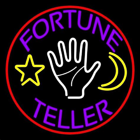 Custom Purple Fortune Teller With Logo Neon Sign USA – Custom Neon ...