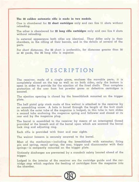 FN factory manual for "The Browning Automatic Rifle" - Historical ...